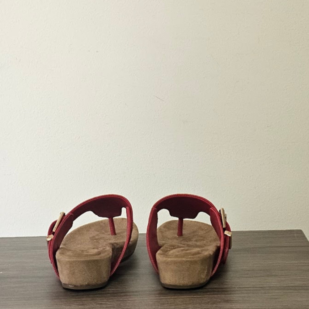 GIANI BERNINI Women's Memory Foam River Sandals Size 6 Red Lizard   NWT - Picture 5 of 7